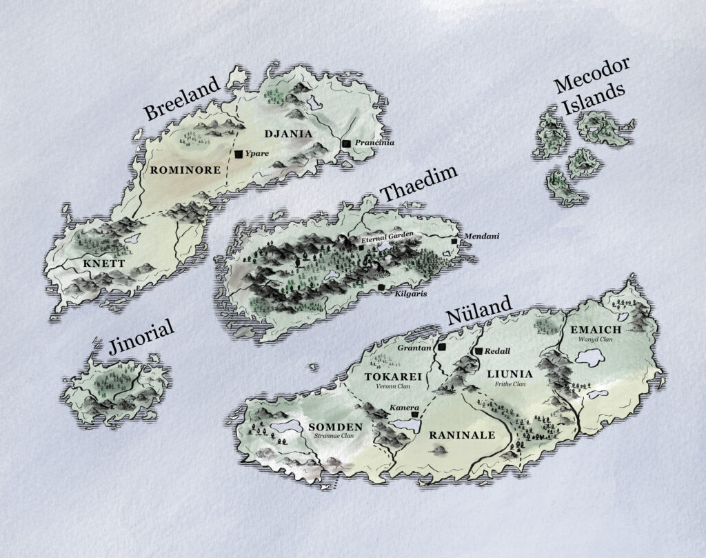 Map of the Awakened world
